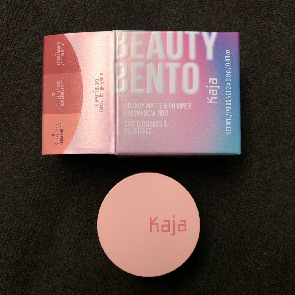 Kaja Beauty Bento Bouncy Shimmer Eyeshadow Trio